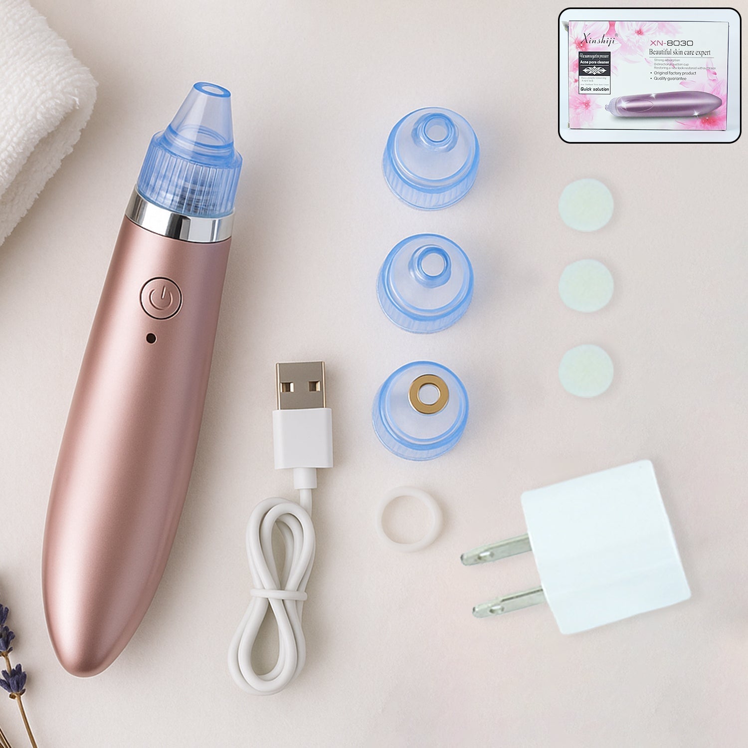 Vacuum Suction Tool with 4 Suction Head for Men and Women (Multi-Color / 1 Set) (USB & Adapter Included) Vacuum Suction Tool with 4 Suction Head for Men and Women (Multi-Color / 1 Set) (USB & Adapter Included)